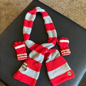 Victoria Secret Pink Scarf and Glove set.